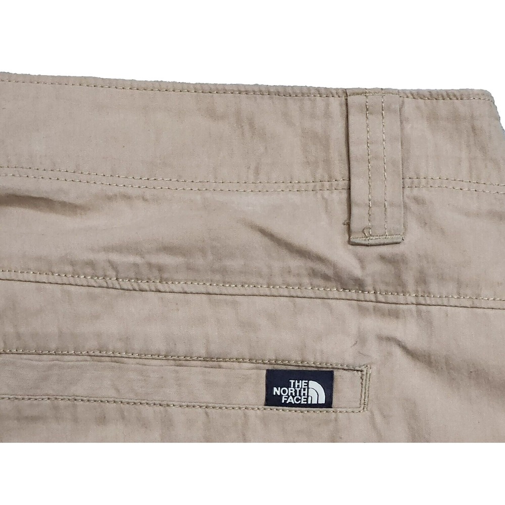 The North Face Cargo Shorts Men's 34 Beige Cotton Nylon Outdoor Lightweight - Picture 6 of 10